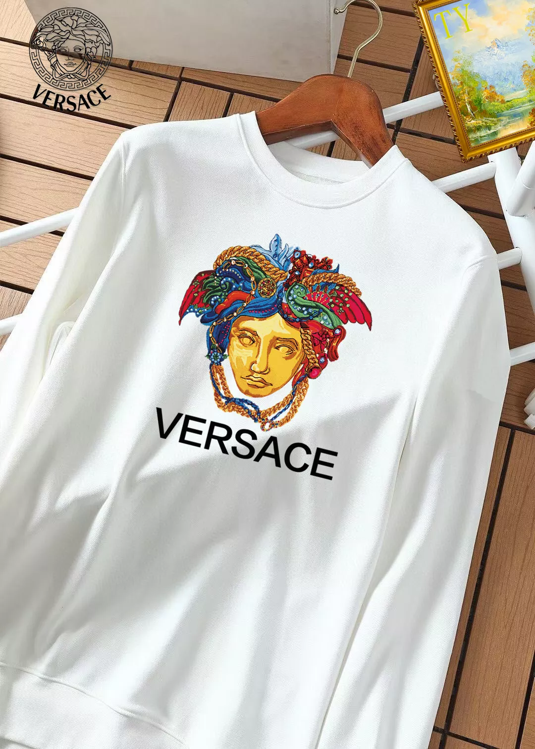 versace sweatshirt manches longues pour homme s_12b1abb2